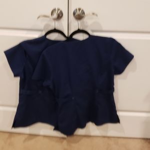 Medium Greys Anatomy UMMC Scrub Tops (2)